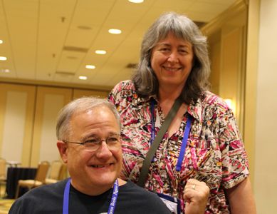 M\'Lou Greene And John Purcell - Bouchercon New Orleans 2016