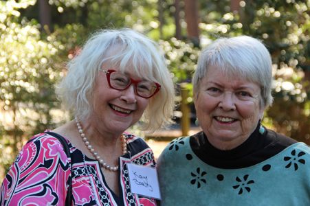 Me And Margaret - Margaret Maaron Being Inducted Into The North Carolina Literary Hall Of Fame - 2016